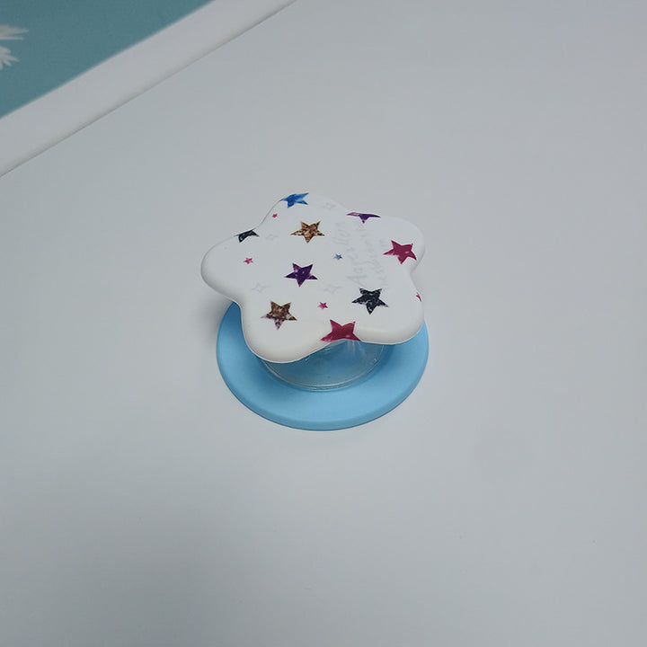 Decorative Star-Shaped Phone Grip Bowlift