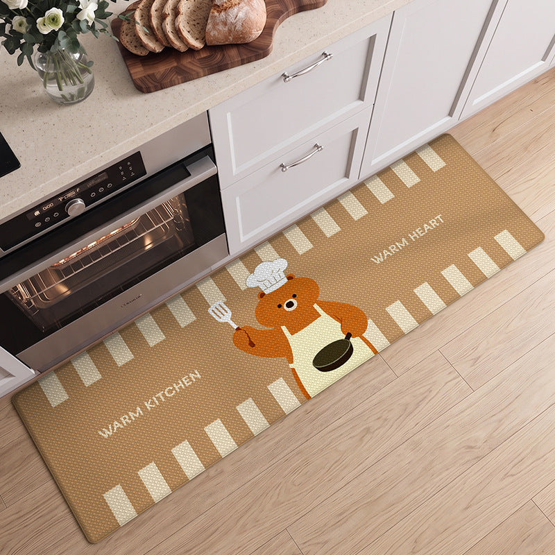 Anti-Fatigue Panda-Themed Kitchen Runner Mat Bowlift