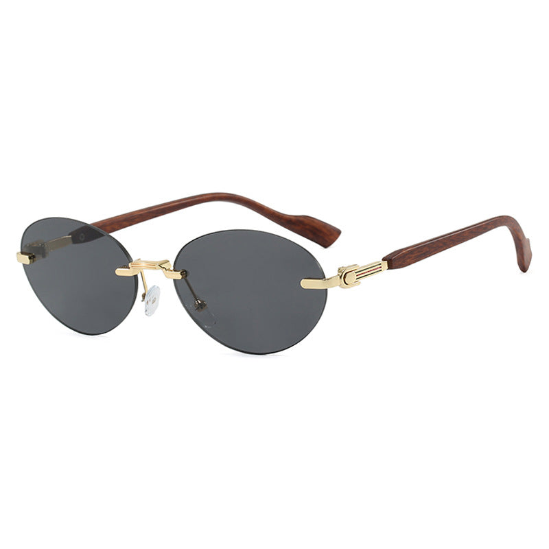 Women's fashionable sunglasses in elegant retro style with high-quality lenses and wooden details Bowlift