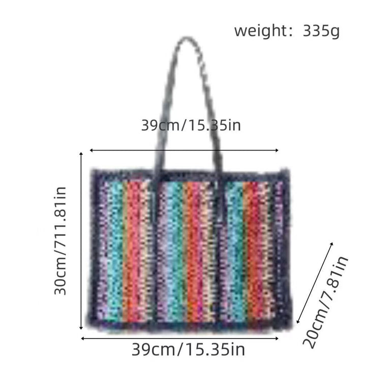 Multifunctional Bast Beach Bag Bowlift