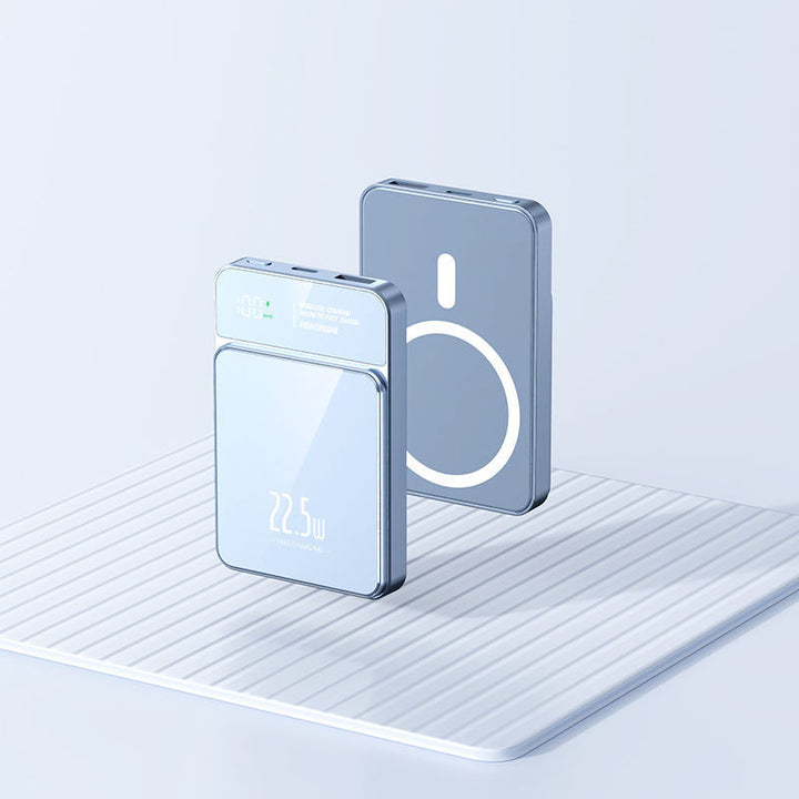 Portable power bank with wireless charging function and digital temperature display Bowlift