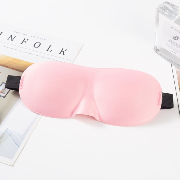 Unisex nan anatomically shaped sleep mask with formed eye sockets, lightweight foam core, and elastic comfort band Bowlift