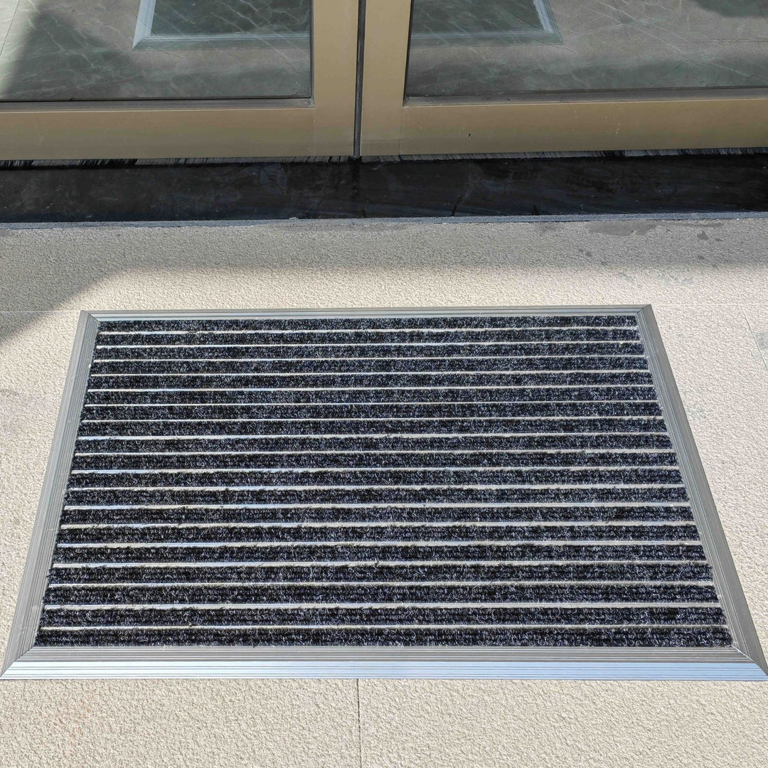 Striped Multi-Functional Entrance Mat Bowlift