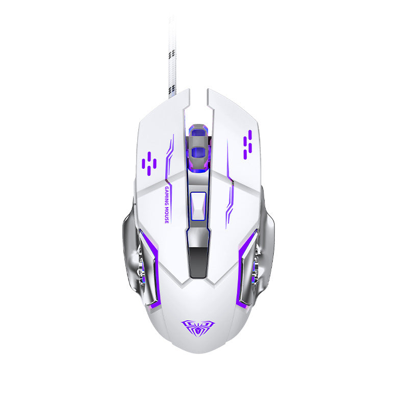 High-Precision Gaming Mouse with Adjustable DPI Bowlift