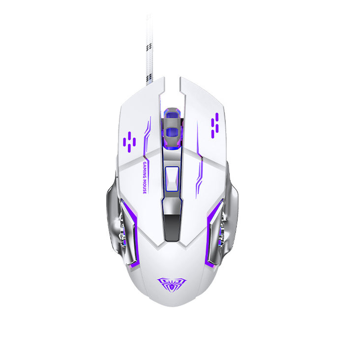 High-Precision Gaming Mouse with Adjustable DPI Bowlift