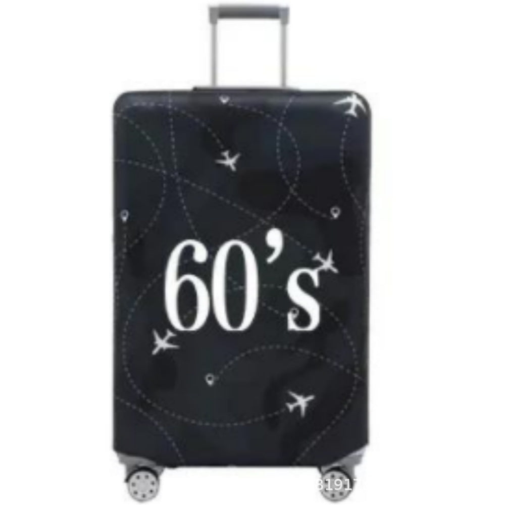 Women's hard shell suitcase with nostalgic airplane design Bowlift