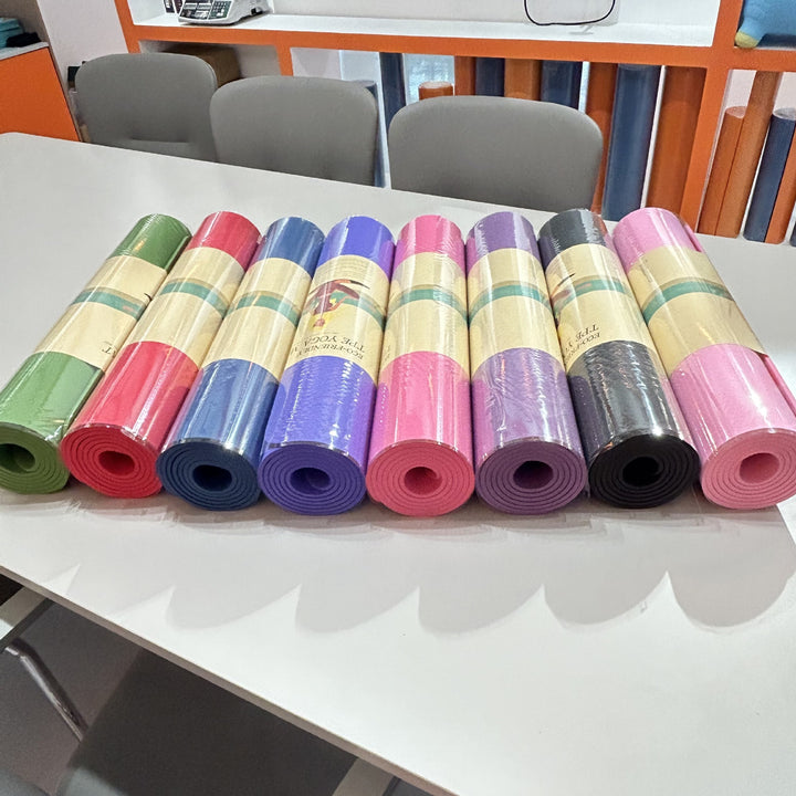 Premium Yoga Mat with Non-Slip Surface and Carry Strap Bowlift
