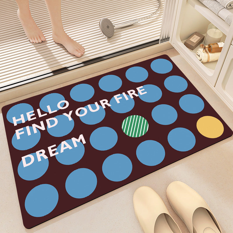 Luxurious Bathroom Floor Mat Bowlift