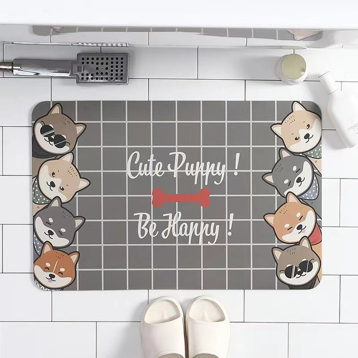 Abstract Landscape Bath Mat Bowlift