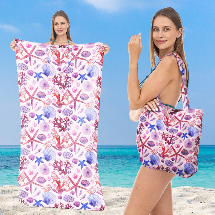 Tote bag with integrated towel Bowlift
