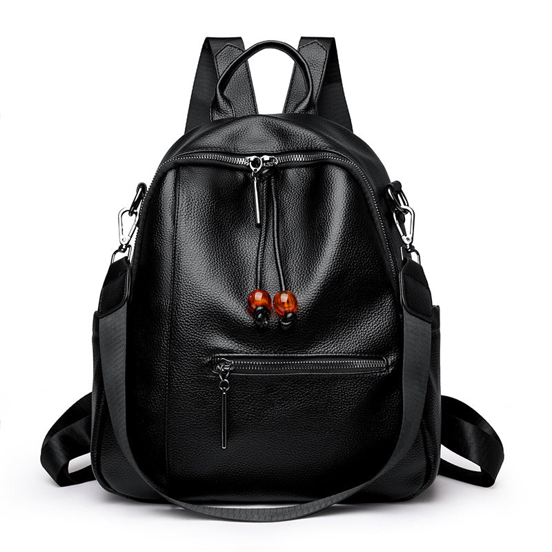 Premium Leather Travel Backpack Bowlift