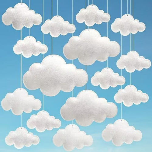 Fabric Cloud Mobile Decor Bowlift