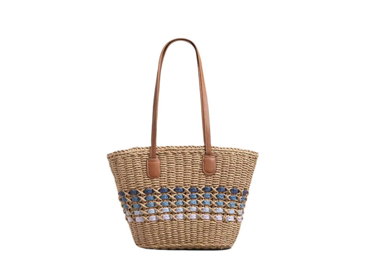 Handbag Made of High-Quality Woven Material Bowlift