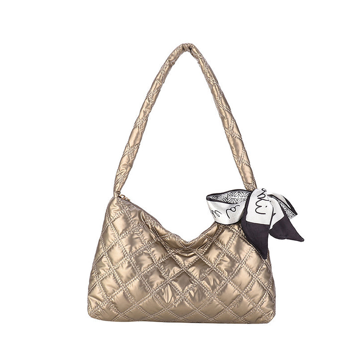 Quilted Shoulder Handbag Bowlift