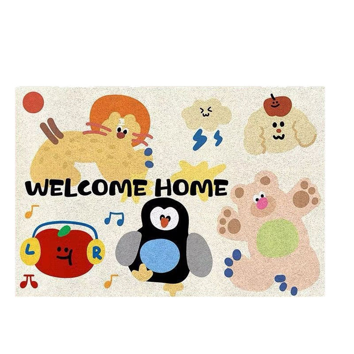 Fun Cartoon-Themed Welcome Mat Bowlift