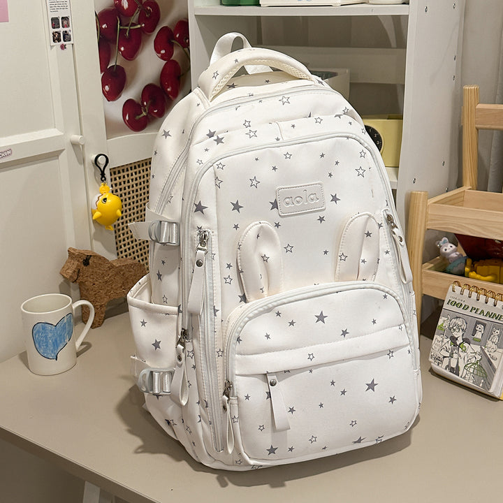 Adorable Bunny-Ear School Backpack Bowlift