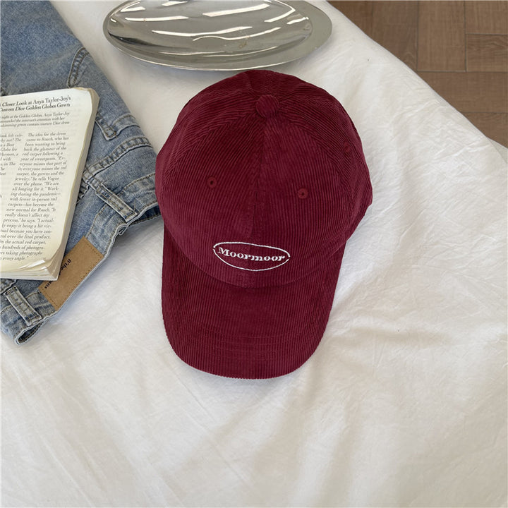 Women's Casual Corduroy Baseball Cap Bowlift