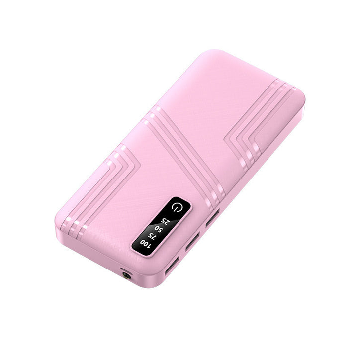 Portable power bank with multifunctional fast charging connector and LCD display Bowlift