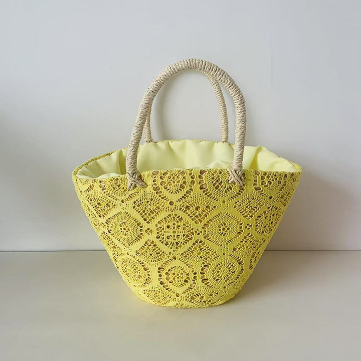 Basket bag with elegant, woven design Bowlift