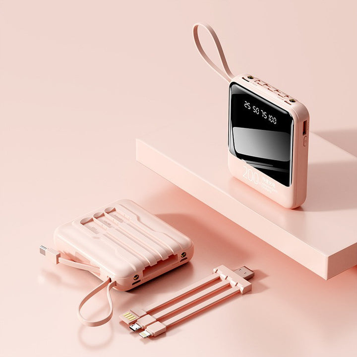Portable power bank with smart charging and LCD display Bowlift
