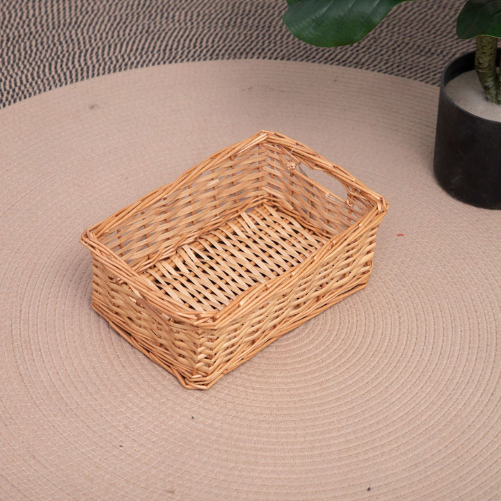 Woven Rectangular Storage Basket Bowlift