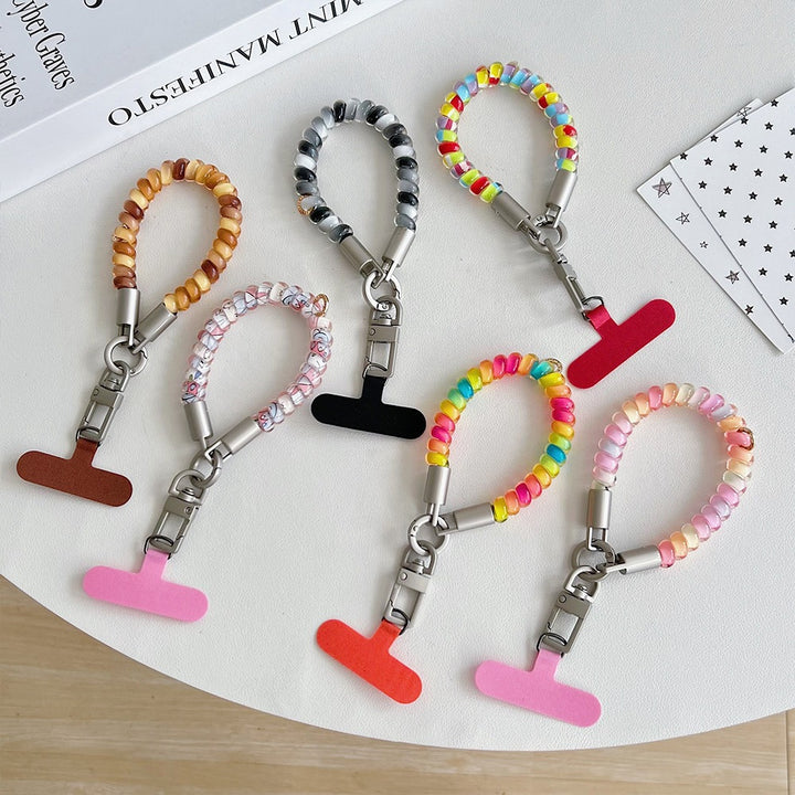 Beaded Phone Strap Holder Bowlift
