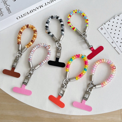 Beaded Phone Strap Holder Bowlift