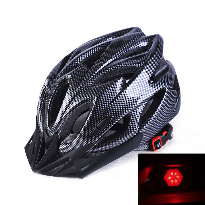 Mountain bike helmet with integrated safety light and dynamic ventilation Bowlift
