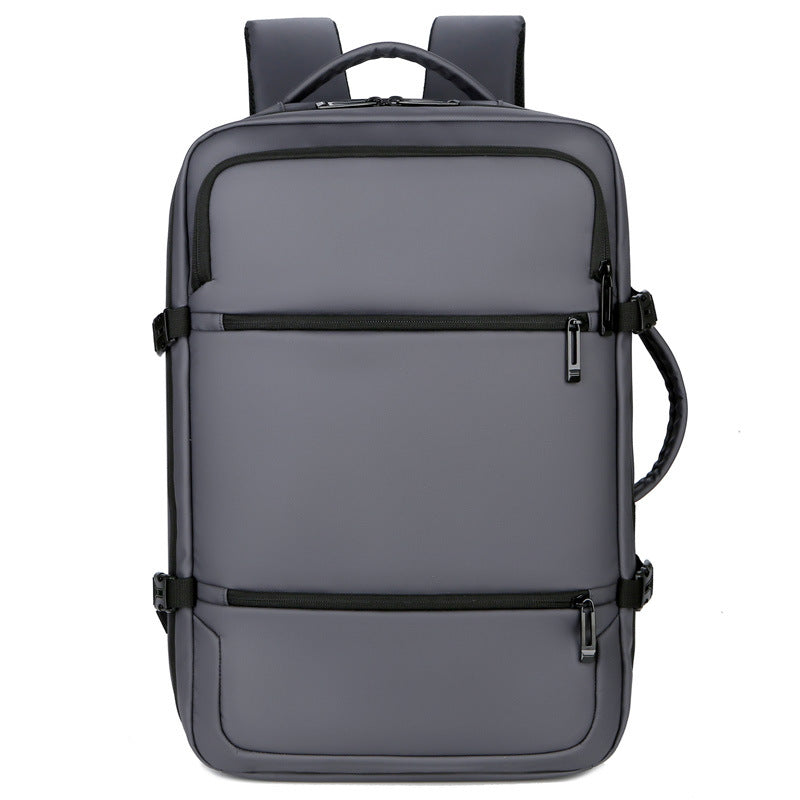 Versatile Tech-Integrated Travel Backpack Bowlift