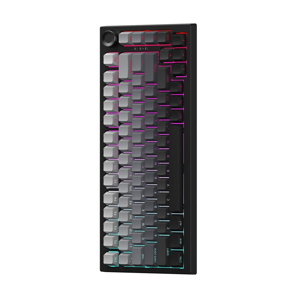 Gaming keyboard with individually customizable RGB backlighting Bowlift