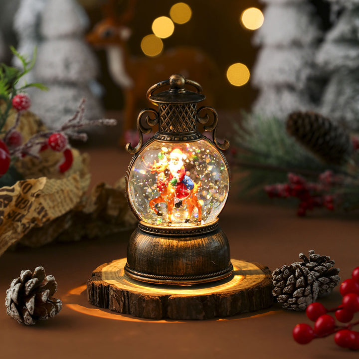 Decorative Snow Globe Lantern Bowlift 1790145134