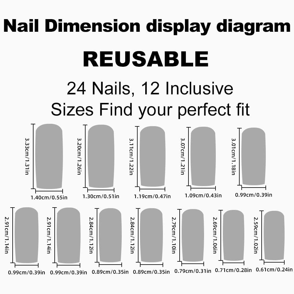 Glamorous artificial nail tips with 3D decorative elements Bowlift