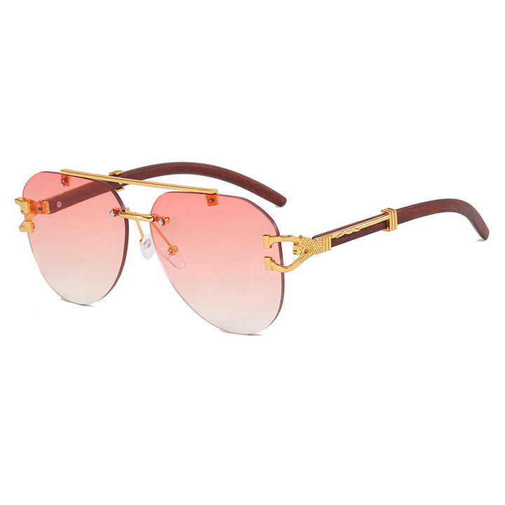 Women's sunglasses with elegant design and wooden accents Bowlift