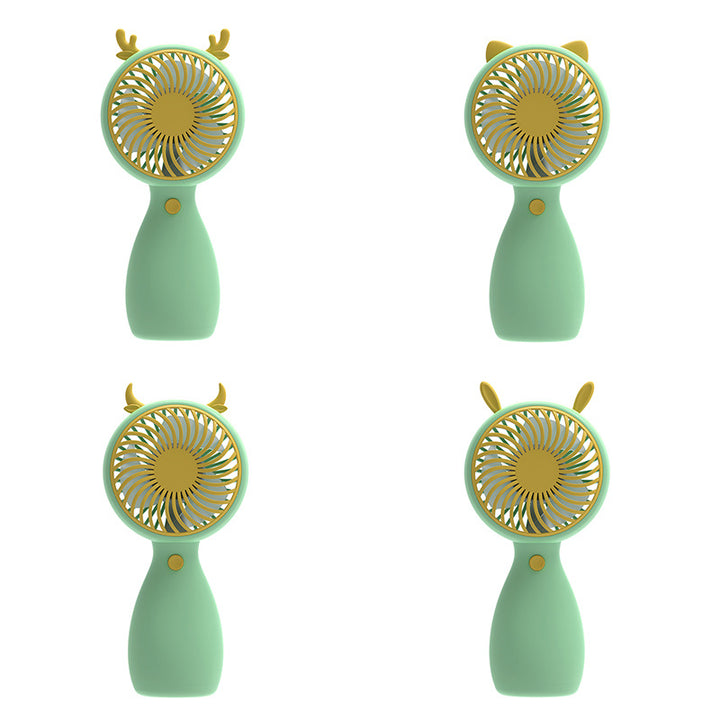 Women Portable Mini Fan with Animal Design Bowlift