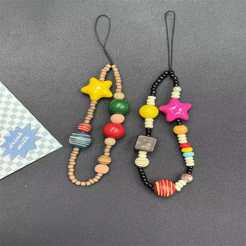 Colorful Beaded Charm Phone Strap Bowlift 1790134889