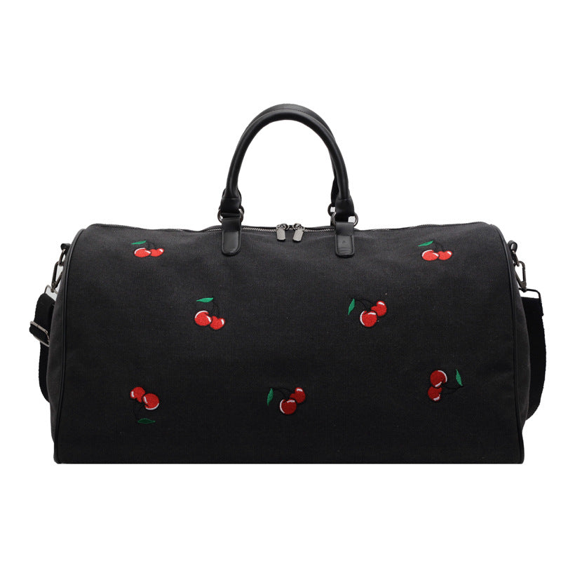 Elegant Embroidered Travel Duffle Bag Bowlift