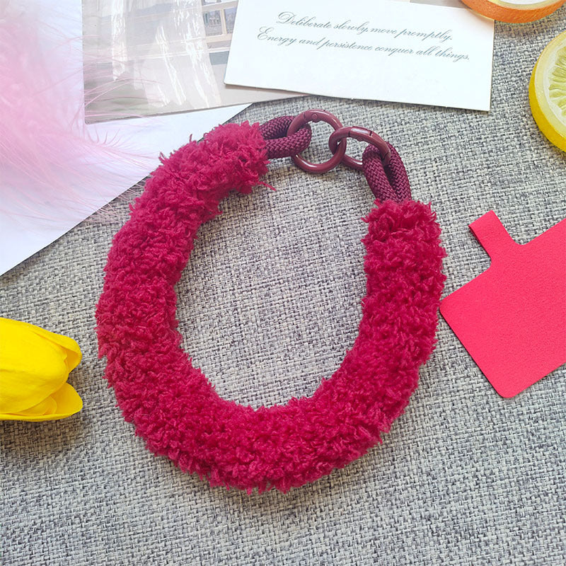 Cozy Fabric Phone Strap Bowlift