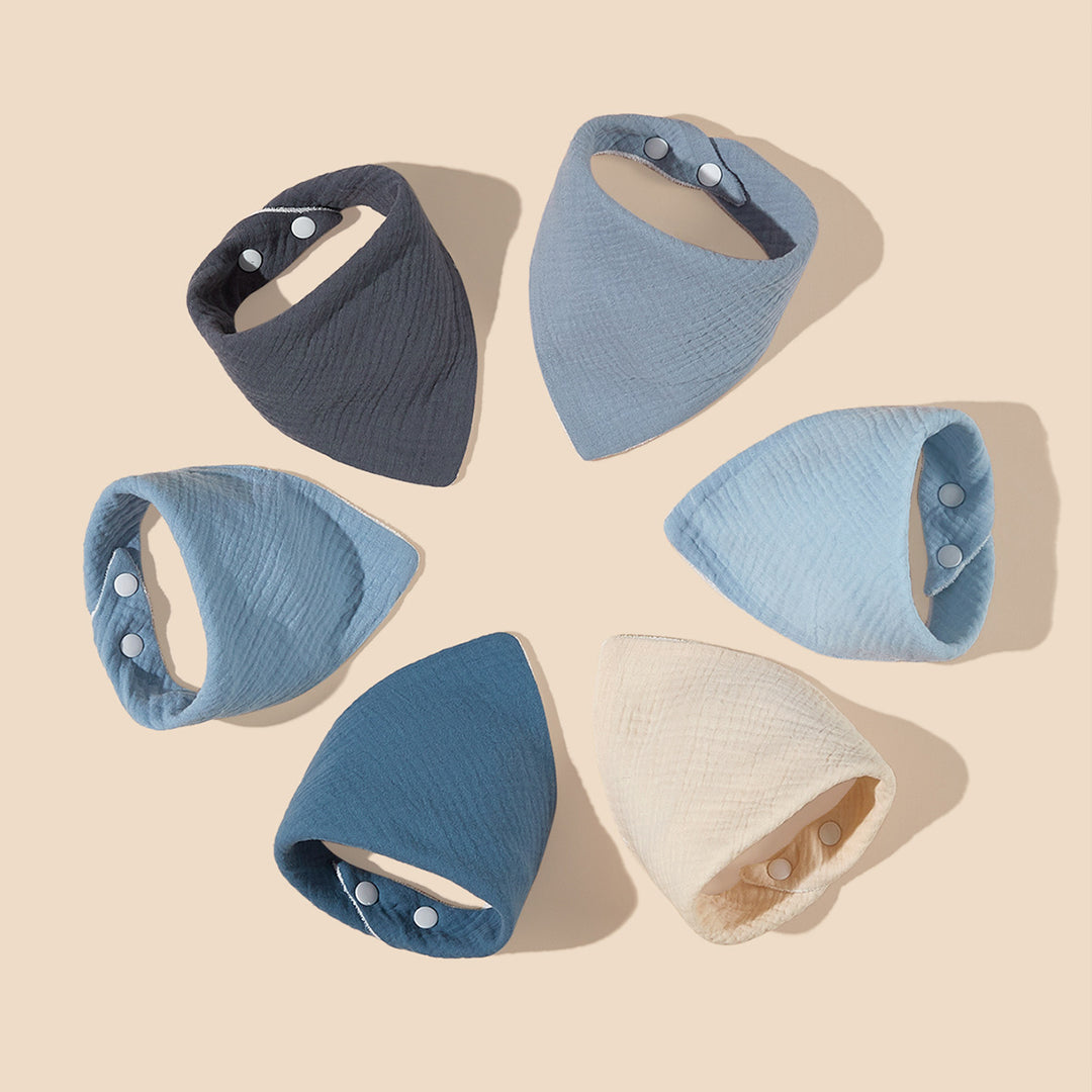 Soft Muslin Bandana Bibs Set Bowlift