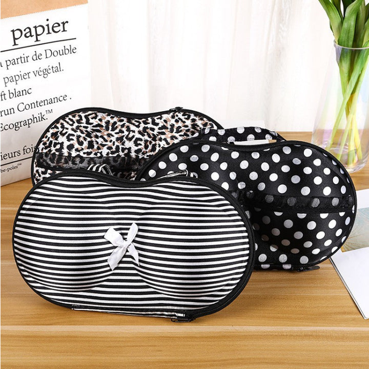 Stylish Dot Patterned Makeup Organizer Bowlift