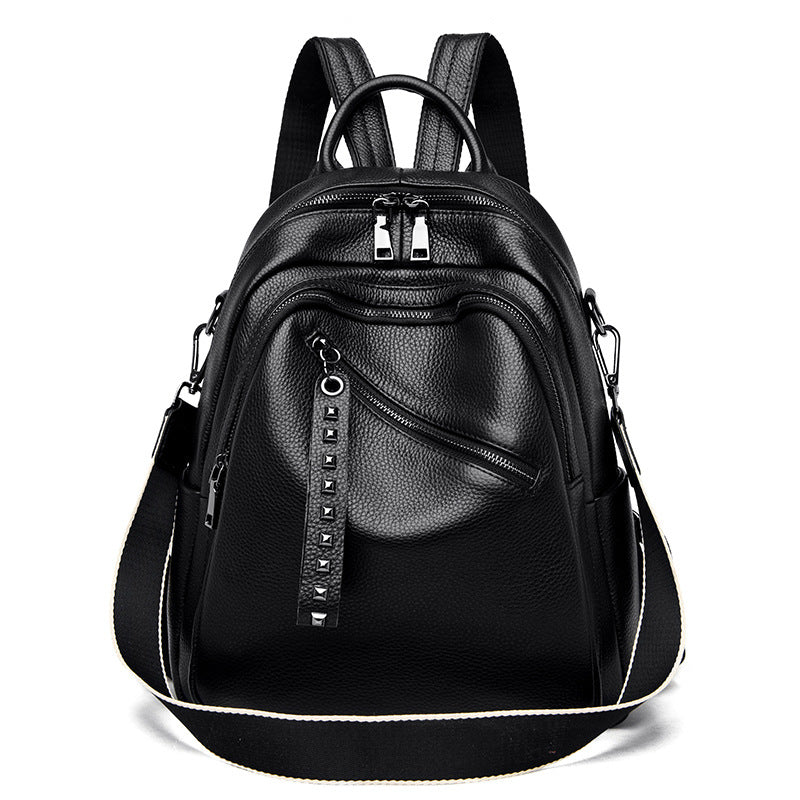 Stylish and Versatile Leather Backpack Bowlift