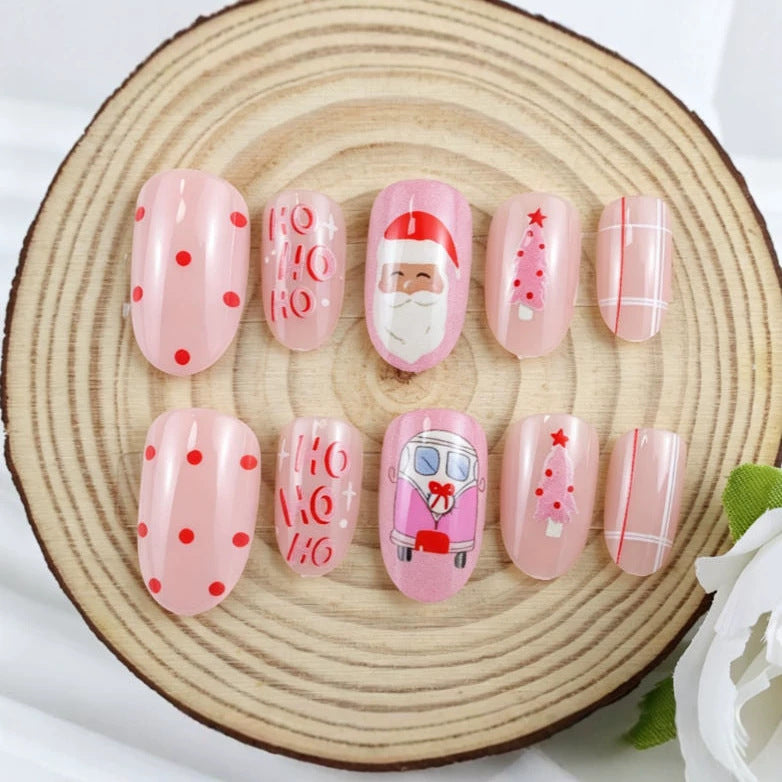 Creative Nail Art Set with Christmas Designs Bowlift