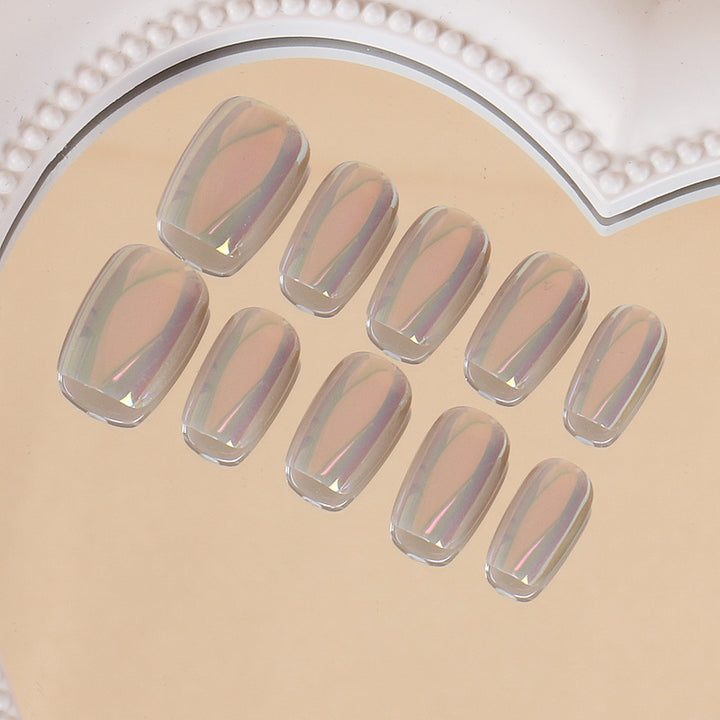 Natural Almond-Shaped Press-On Nails Bowlift