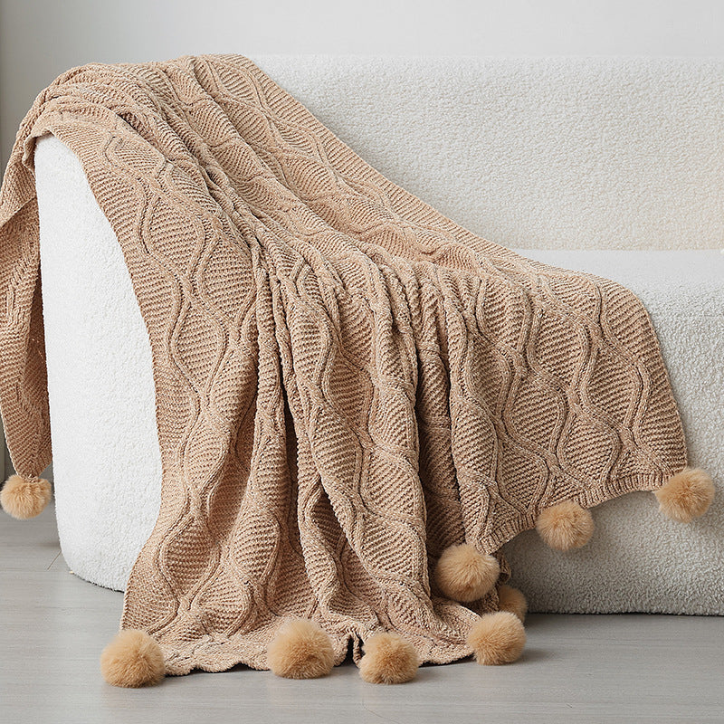 Home Decorative Knit Blanket