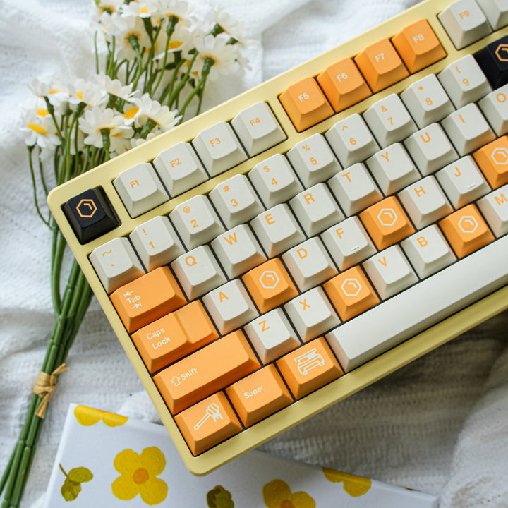Retro-themed Mechanical Keyboard Bowlift