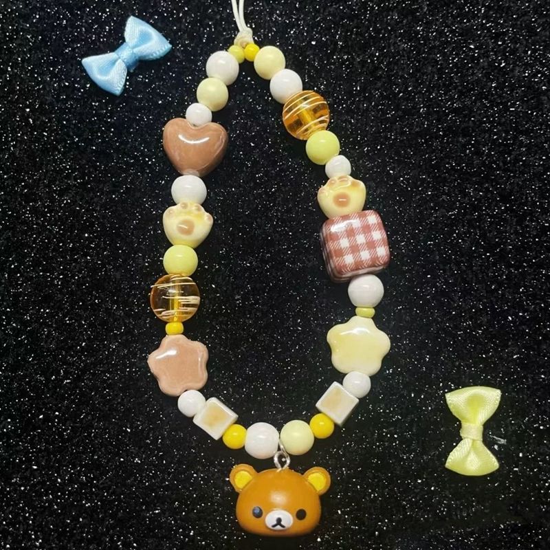 Cute Themed Beaded Charm Necklace Bowlift