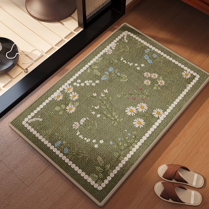 Absorbent Bathroom Floor Mat Bowlift