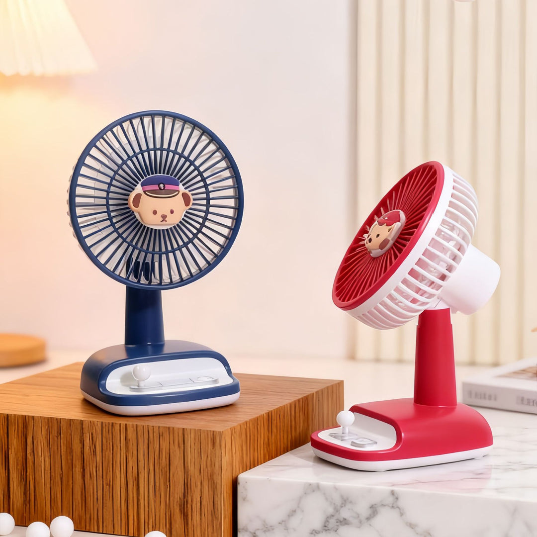 Portable USB Table Fan with Playful Design Bowlift