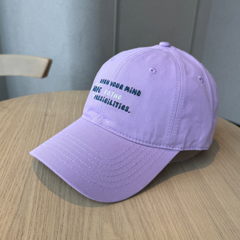 Women's Embroidered Inspirational Baseball Cap Bowlift