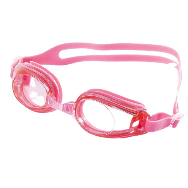 Ergonomic swimming goggles with enhanced field of vision Bowlift