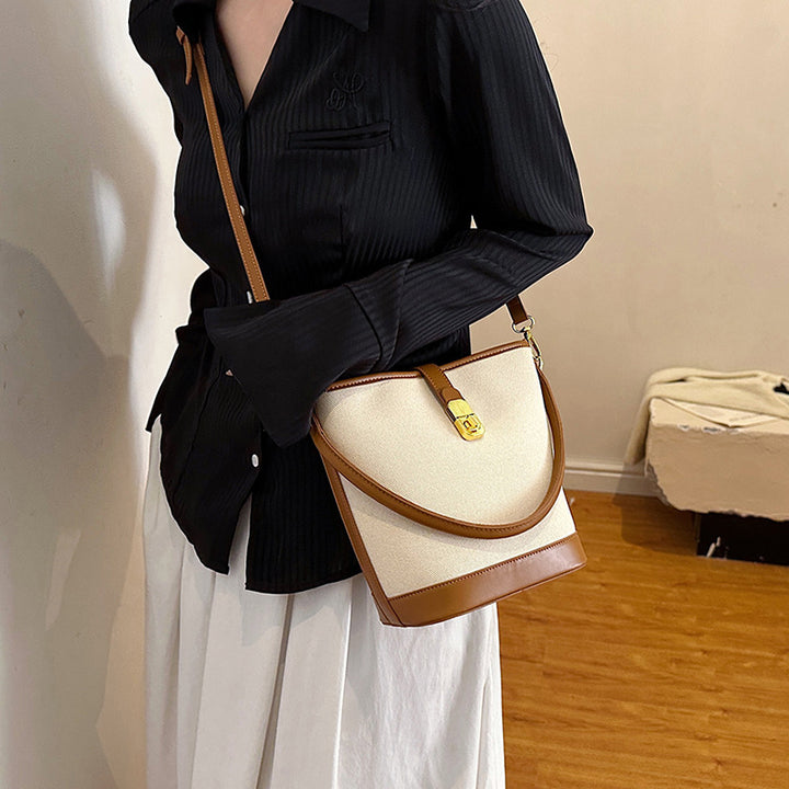 Chic Structured Bucket Bag Bowlift